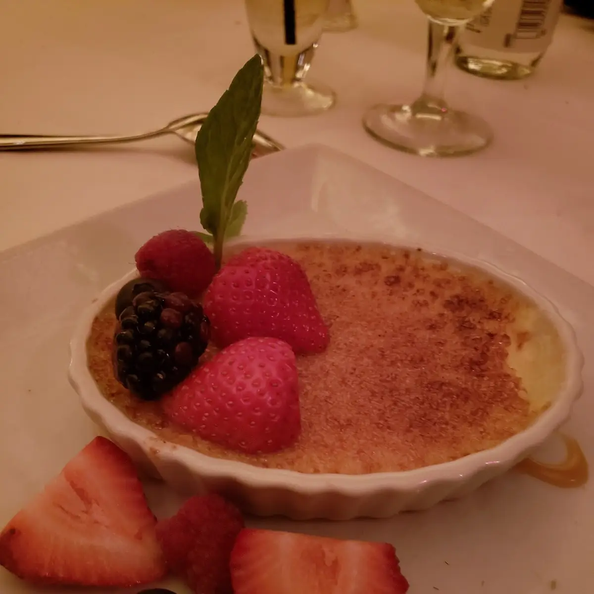 With Our Classic Creme Brulee