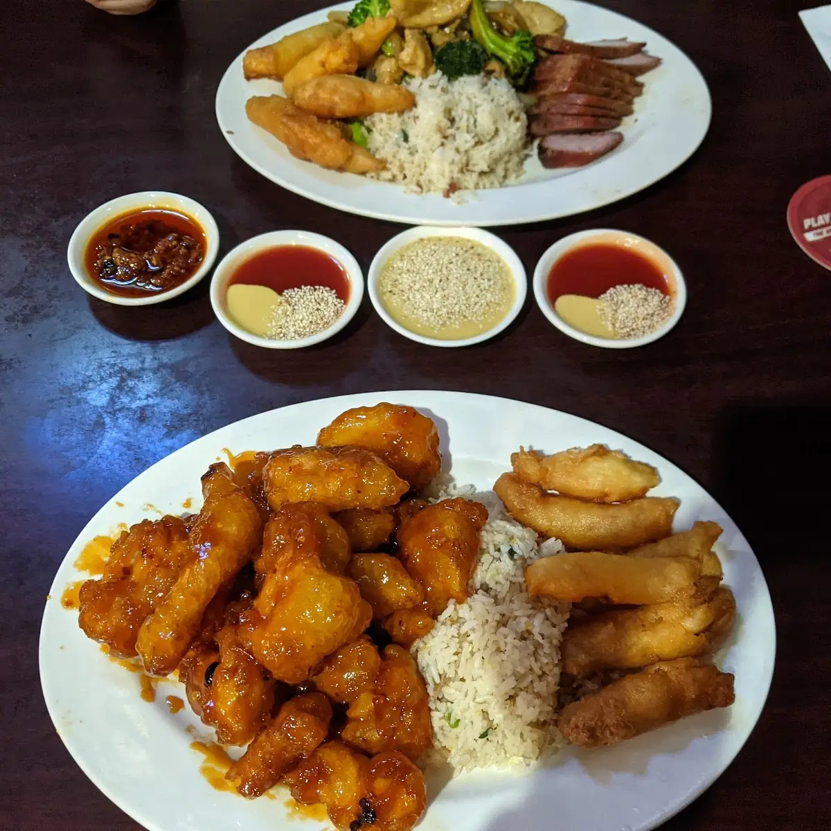 Orange Chicken Fried Shrimp & Fried Rice