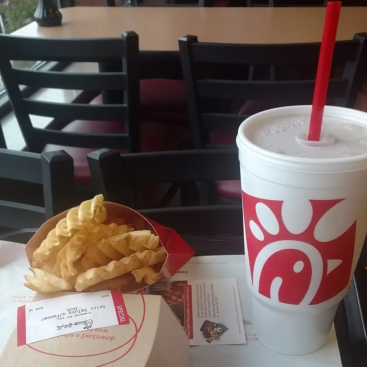 Spicy Chicken Sandwich Deluxe Meal
