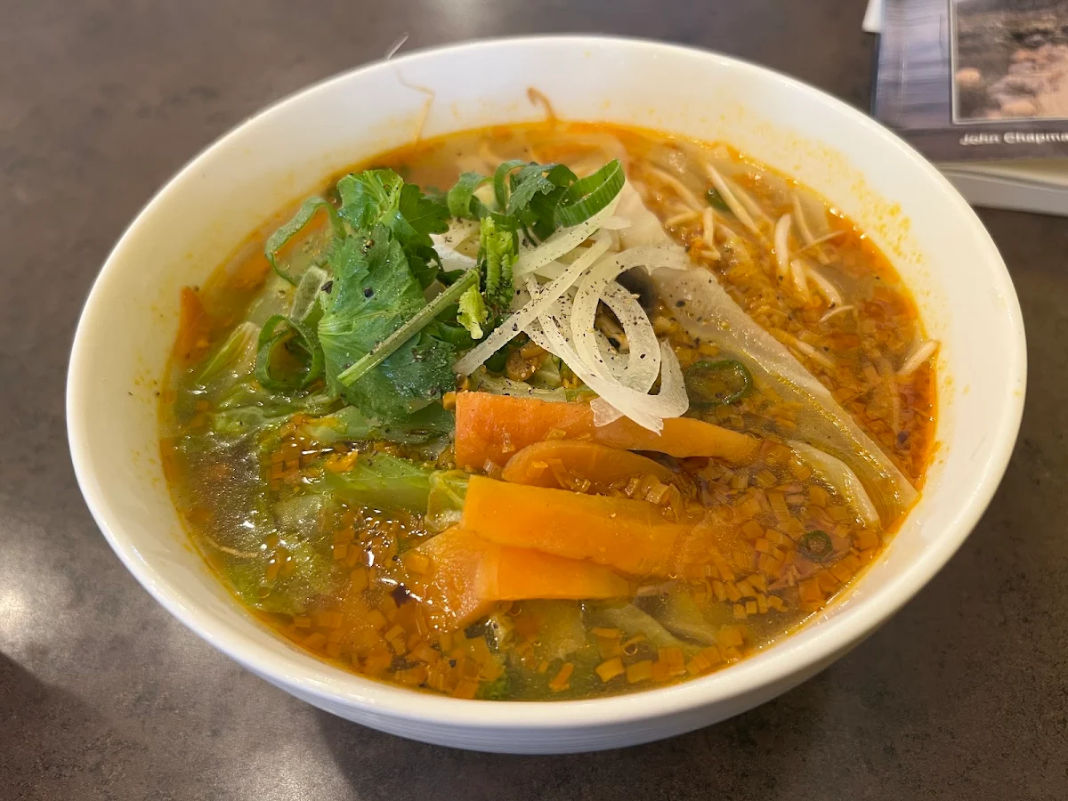Vegetarian Noodle Soup, Noodles and Rice Restaurant