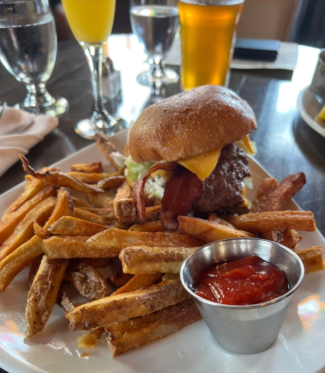 Burger and Fries