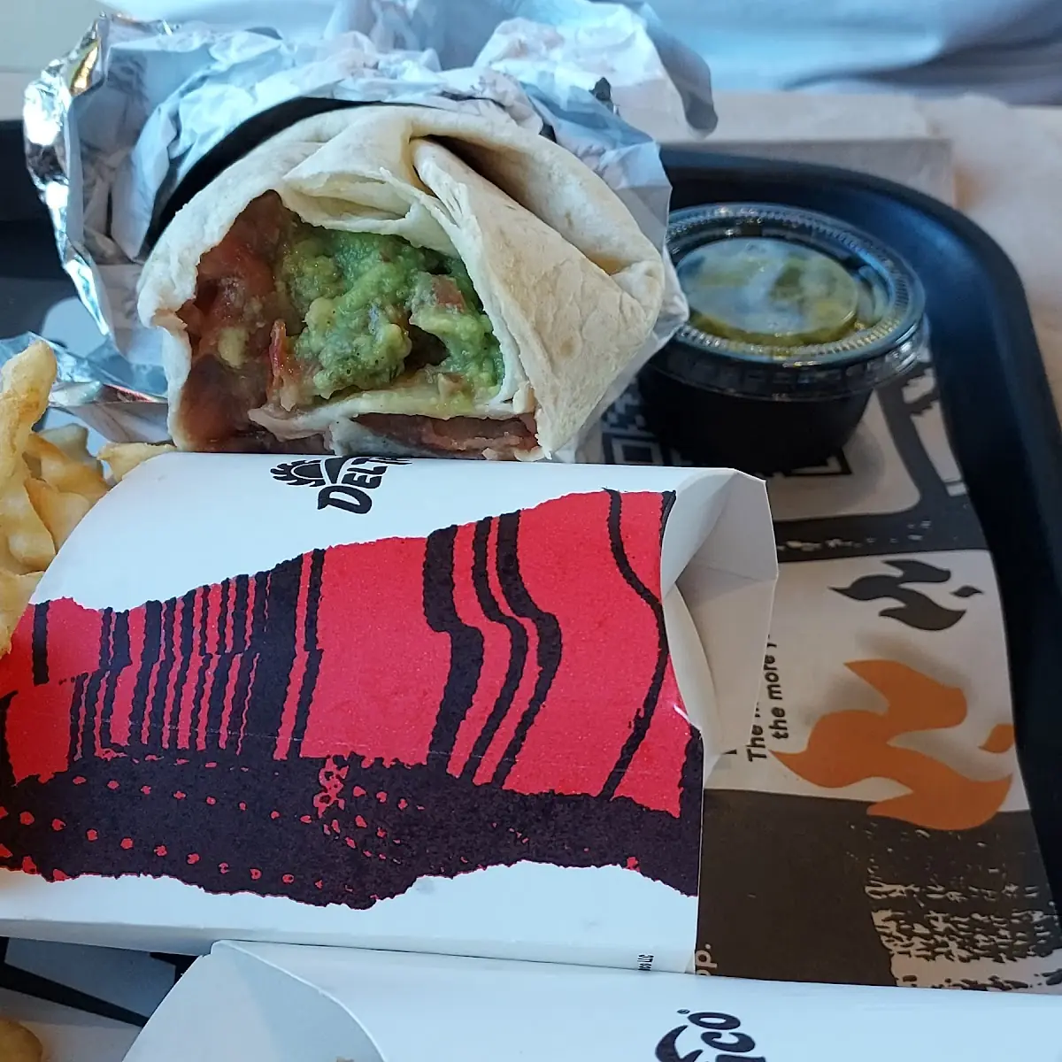 Epic Guacamole Chicken Burrito