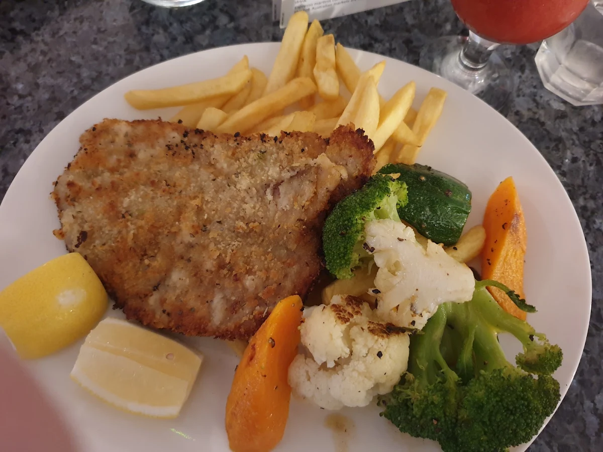 Veal Schnitzel, Caesar's Italian Cuisine
