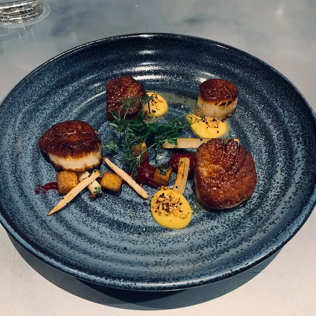 Seared Diver Sea Scallops