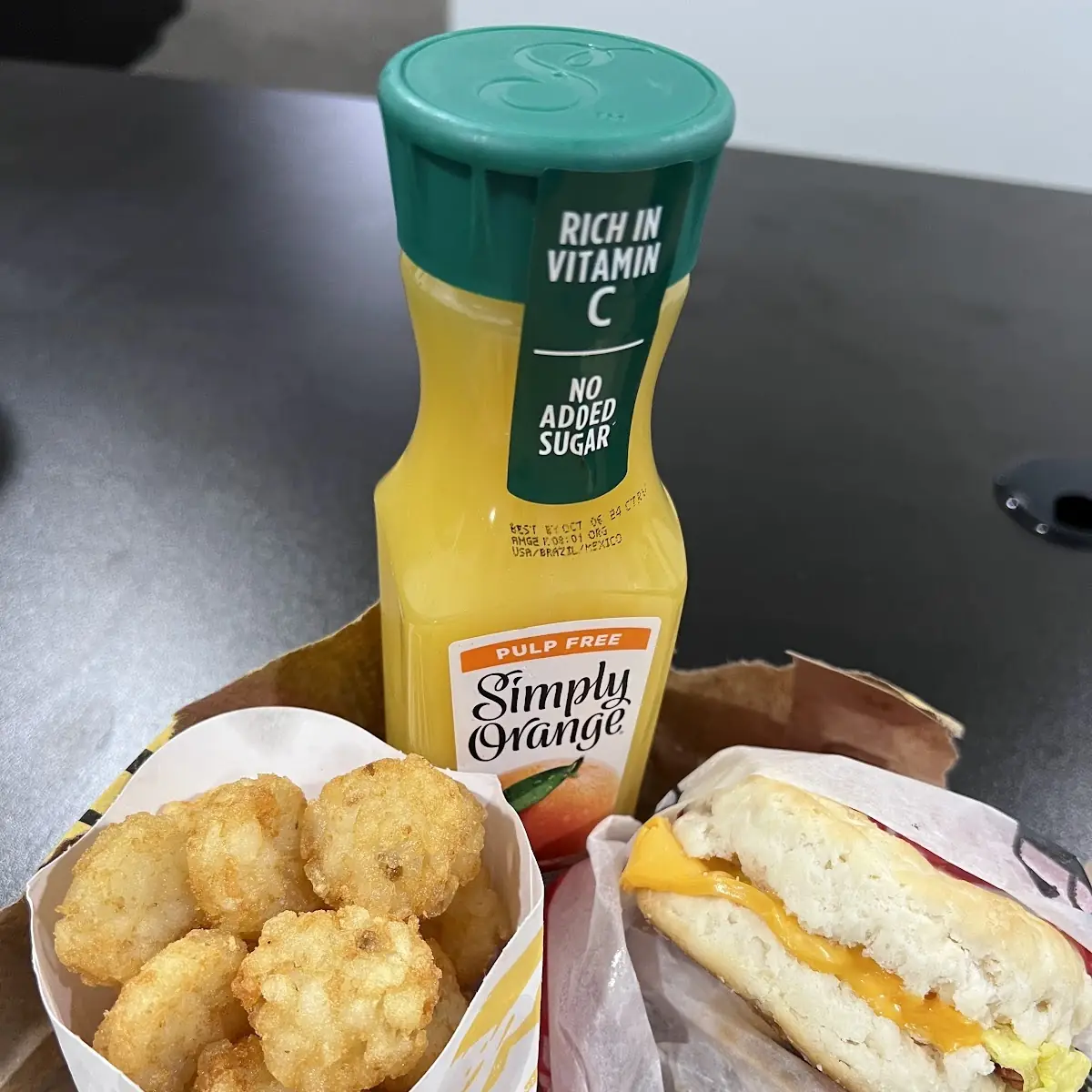 Bacon Egg & Cheese Biscuit Combo
