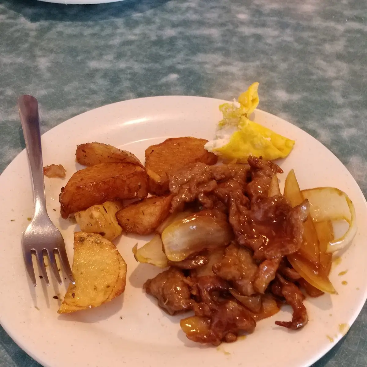 Pepper Steak with Fried Potatoes