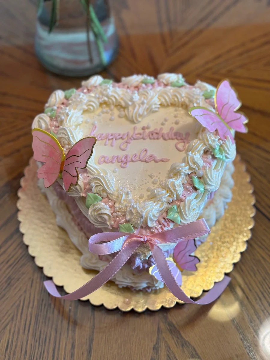 Heart-Shaped Red Velvet Cake
