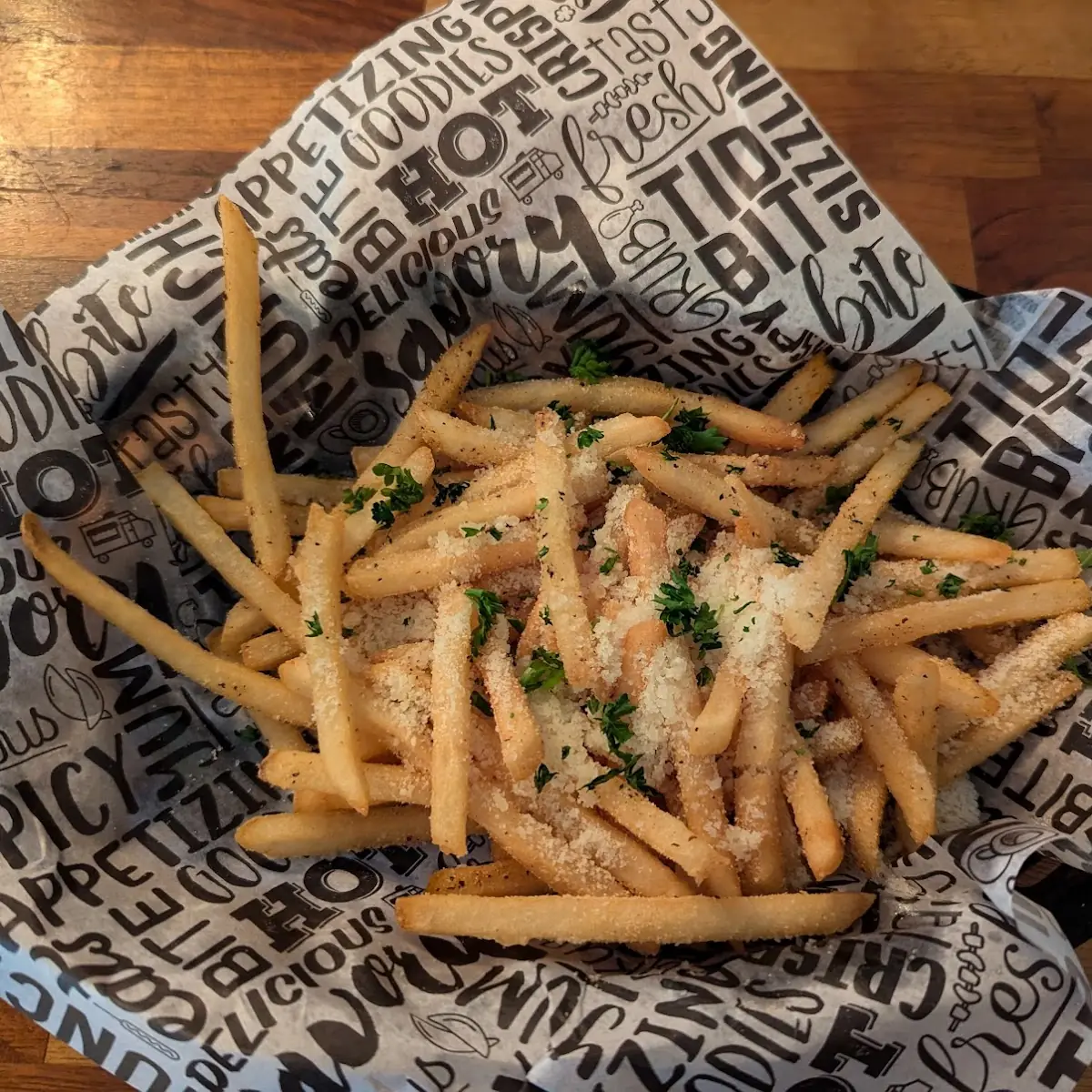 Truffle Garlic Parm Fries