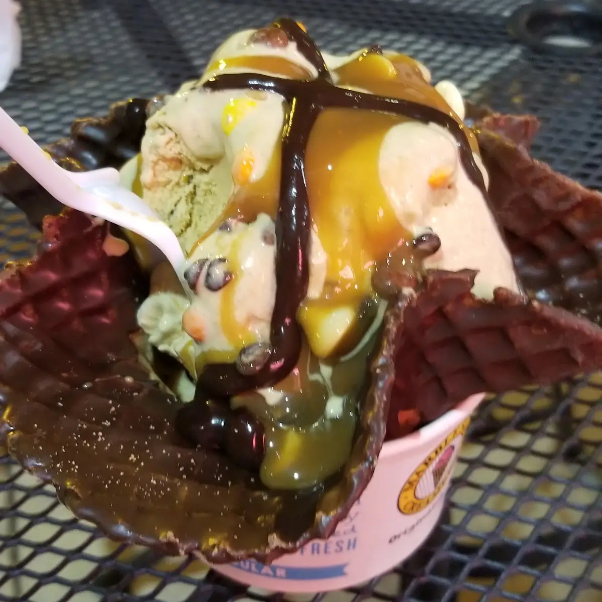Pumpkin Spice Ice Cream Sundae