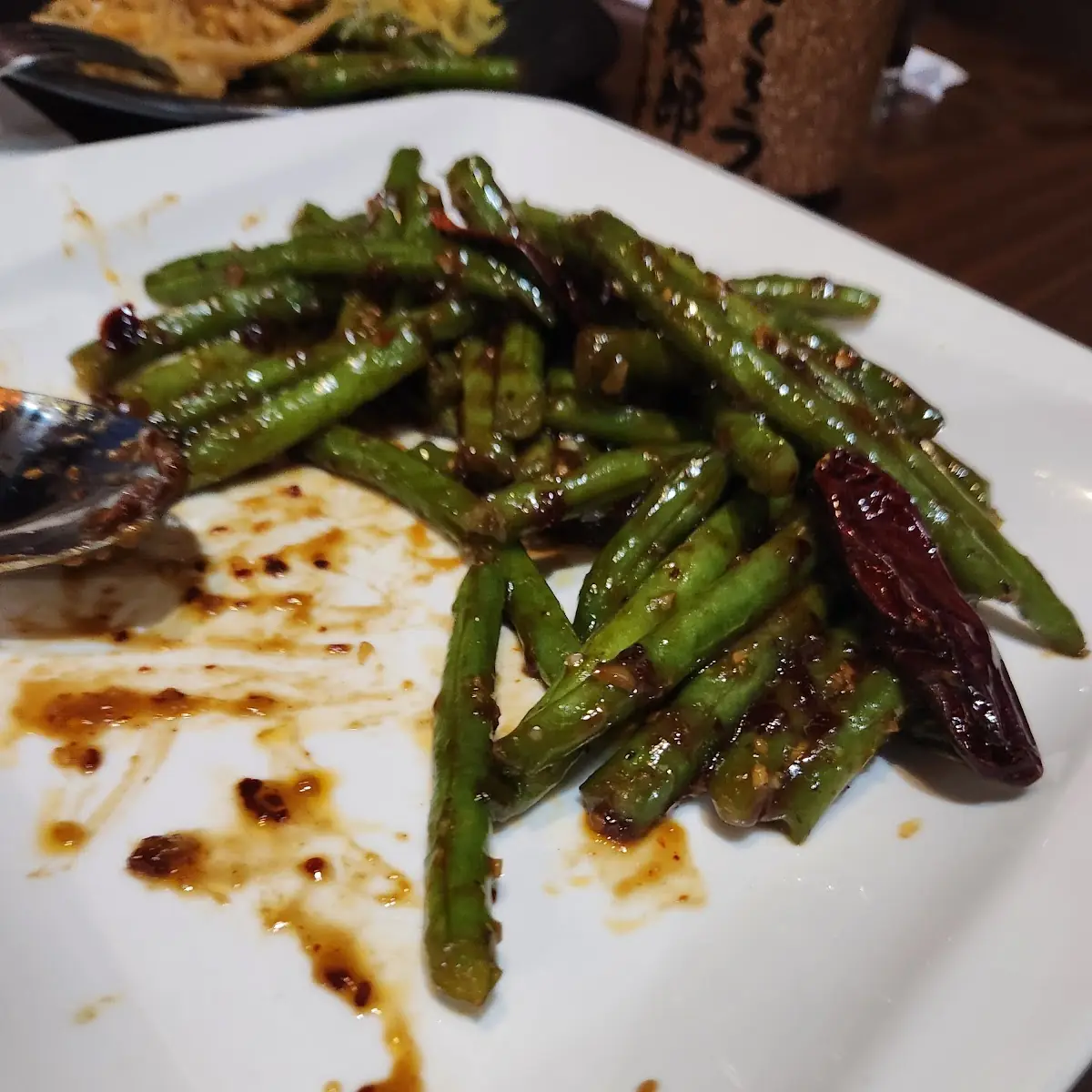 String Bean with Garlic Sauce