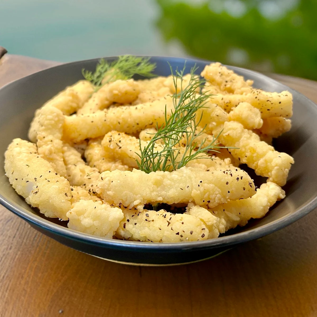 Lemon Pepper Squid, The Tipsy Cow - Cocktail Tapas Bar & Beer Garden