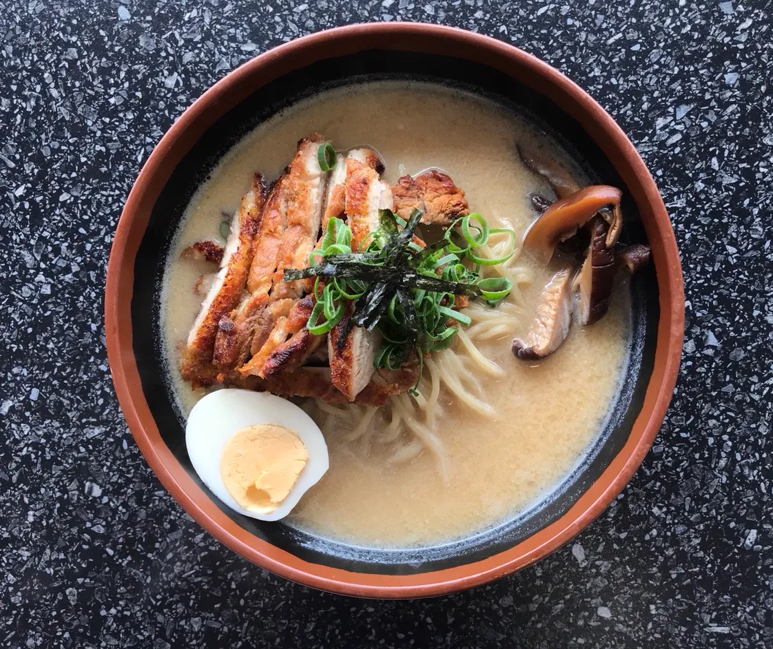 Chicken Miso Ramen Soup, Katsu Japanese