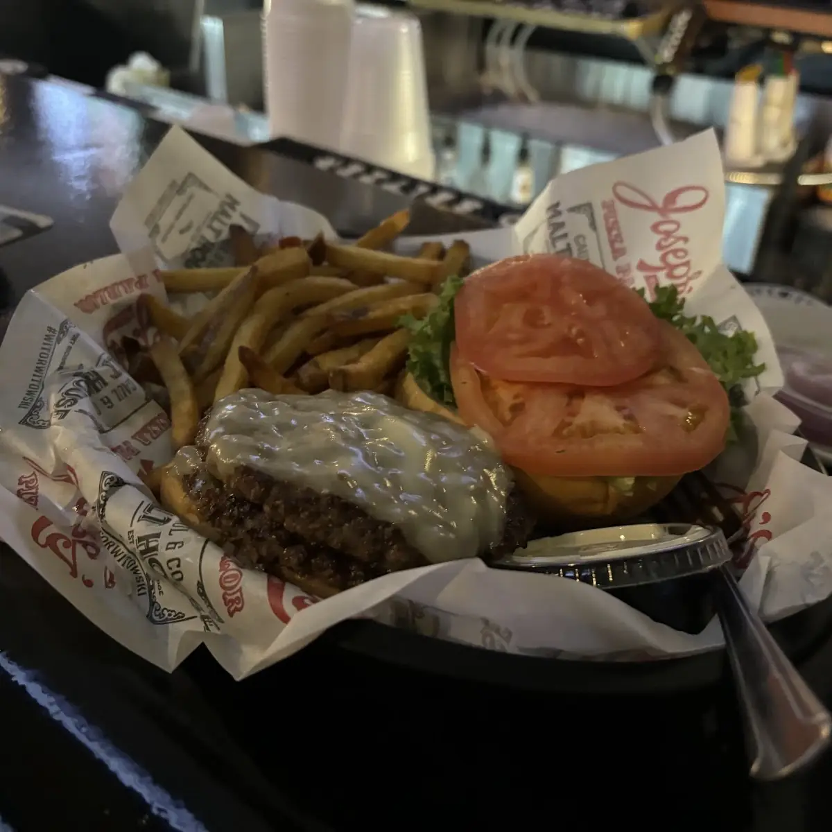 Burger and Fries