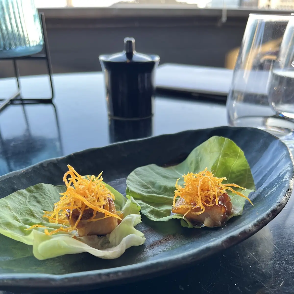 Black Cod Lettuce Wraps