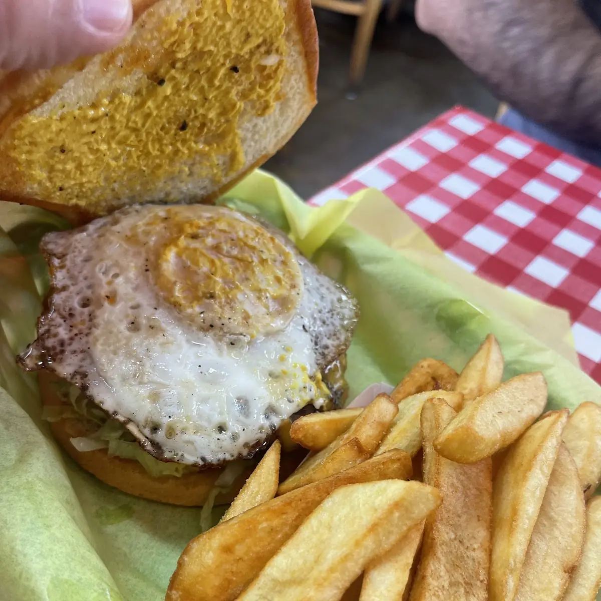 Mushroom Swiss Burger Combo