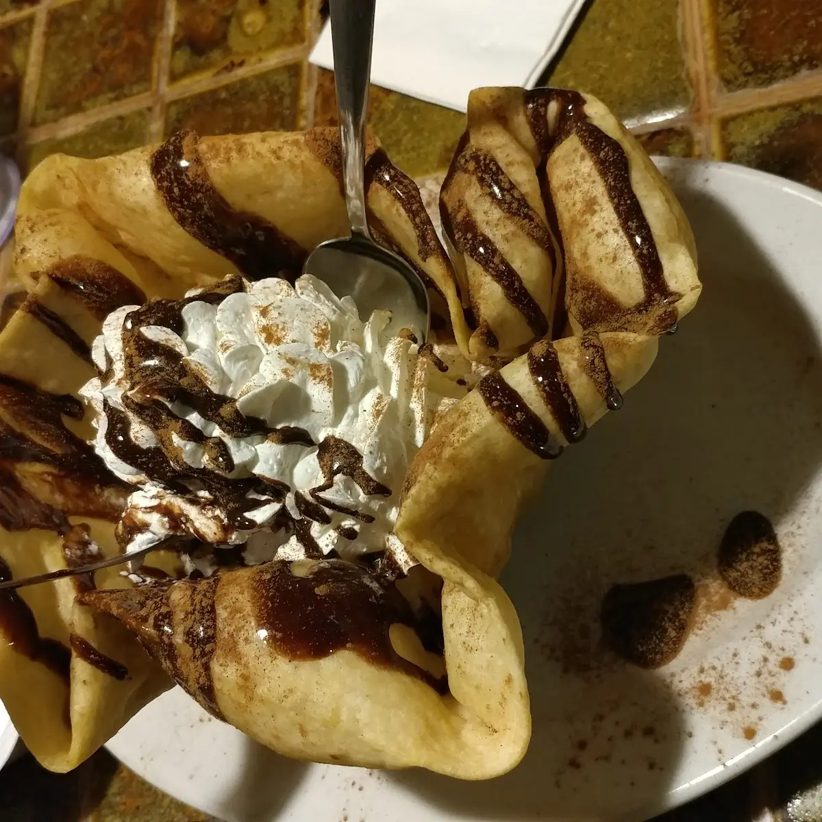 Traditional Mexican Fried Ice Cream