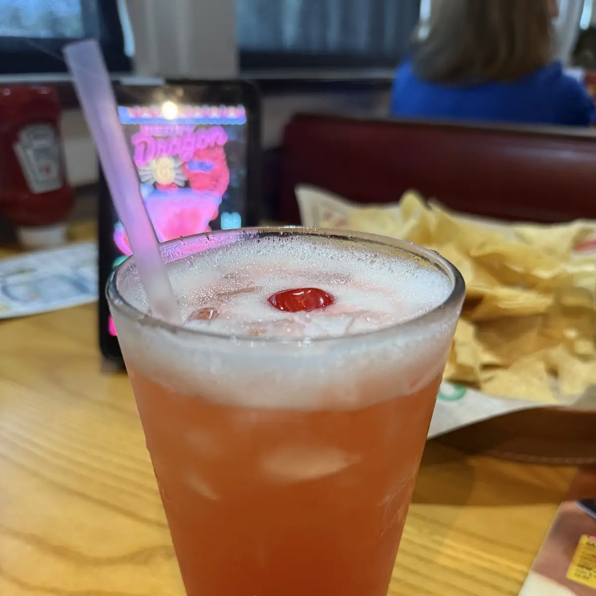 Strawberry Margarita with Ice