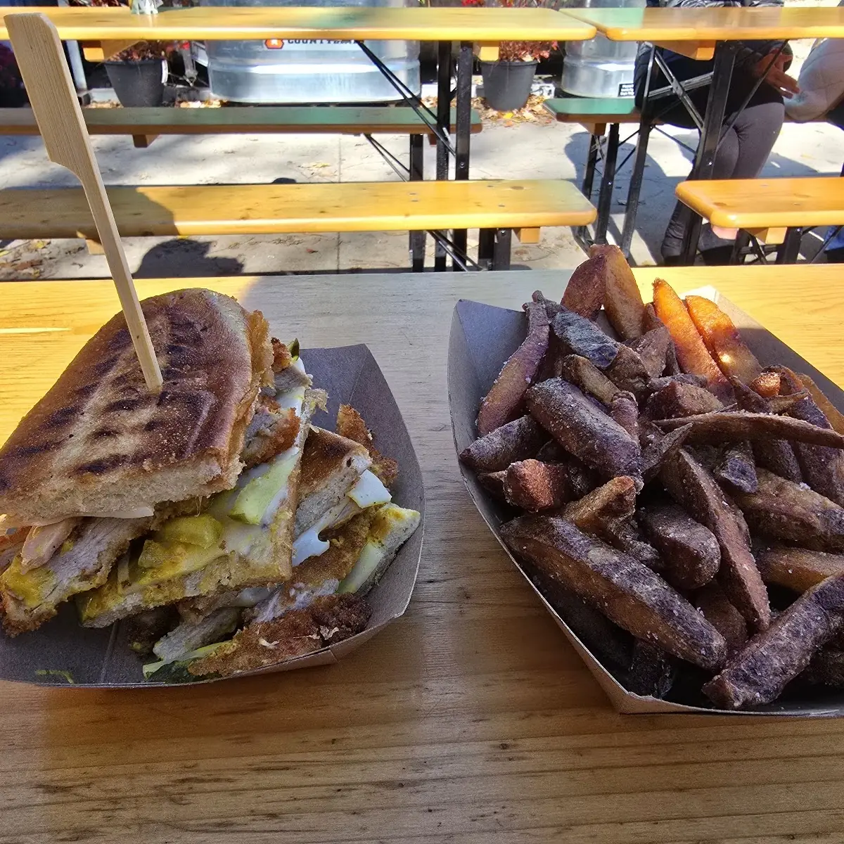 Cuban Sandwich and Fries