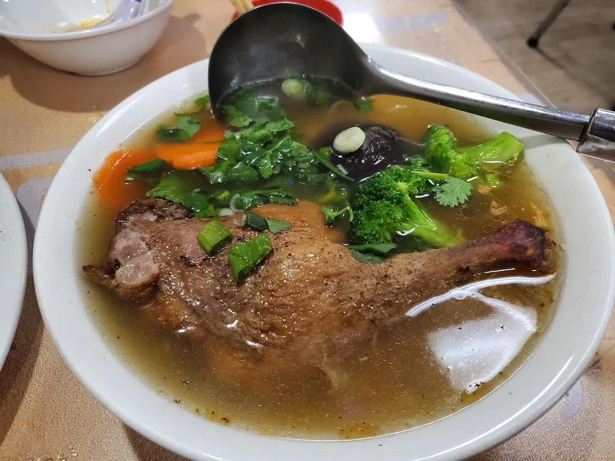 Duck Leg Noodle Soup, Ding Ho Restaurant
