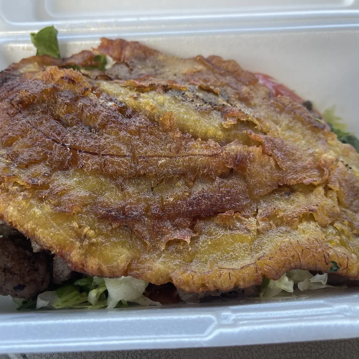 Patacon Carne Asada