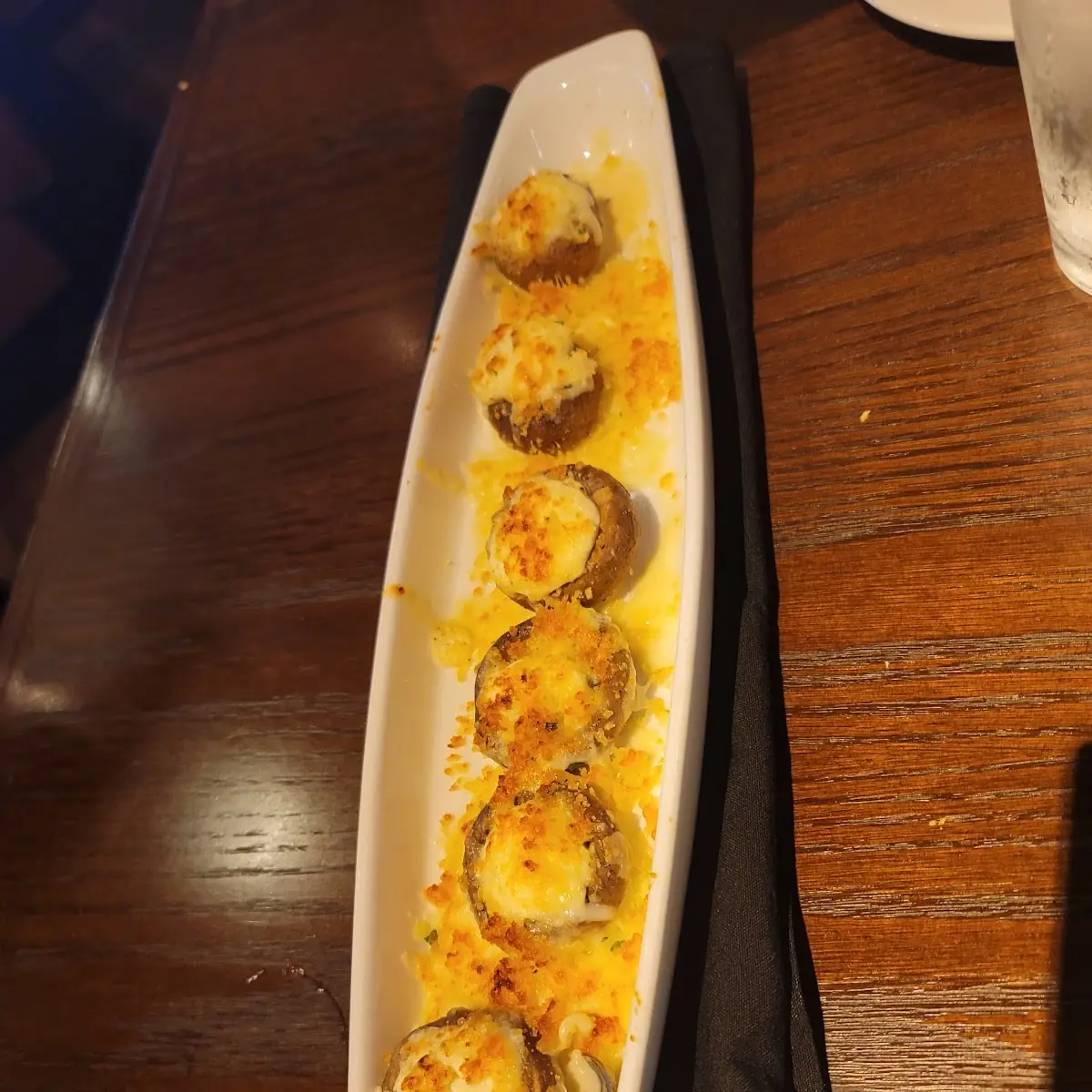 White Cheddar Stuffed Mushrooms