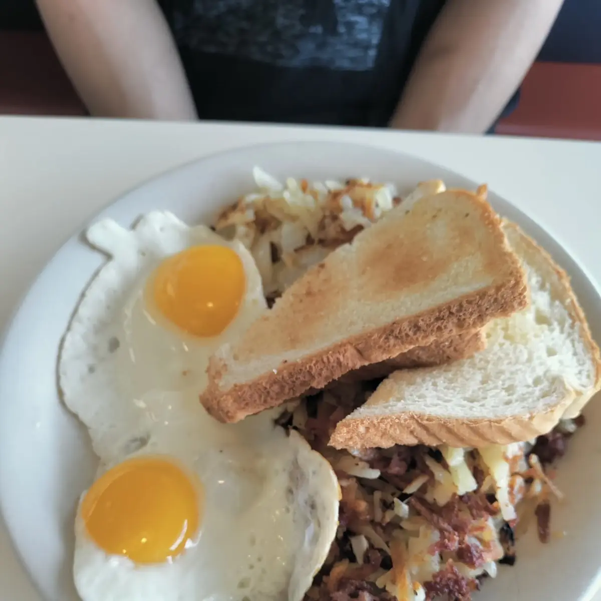 Corned Beef Hash Browns and Eggs