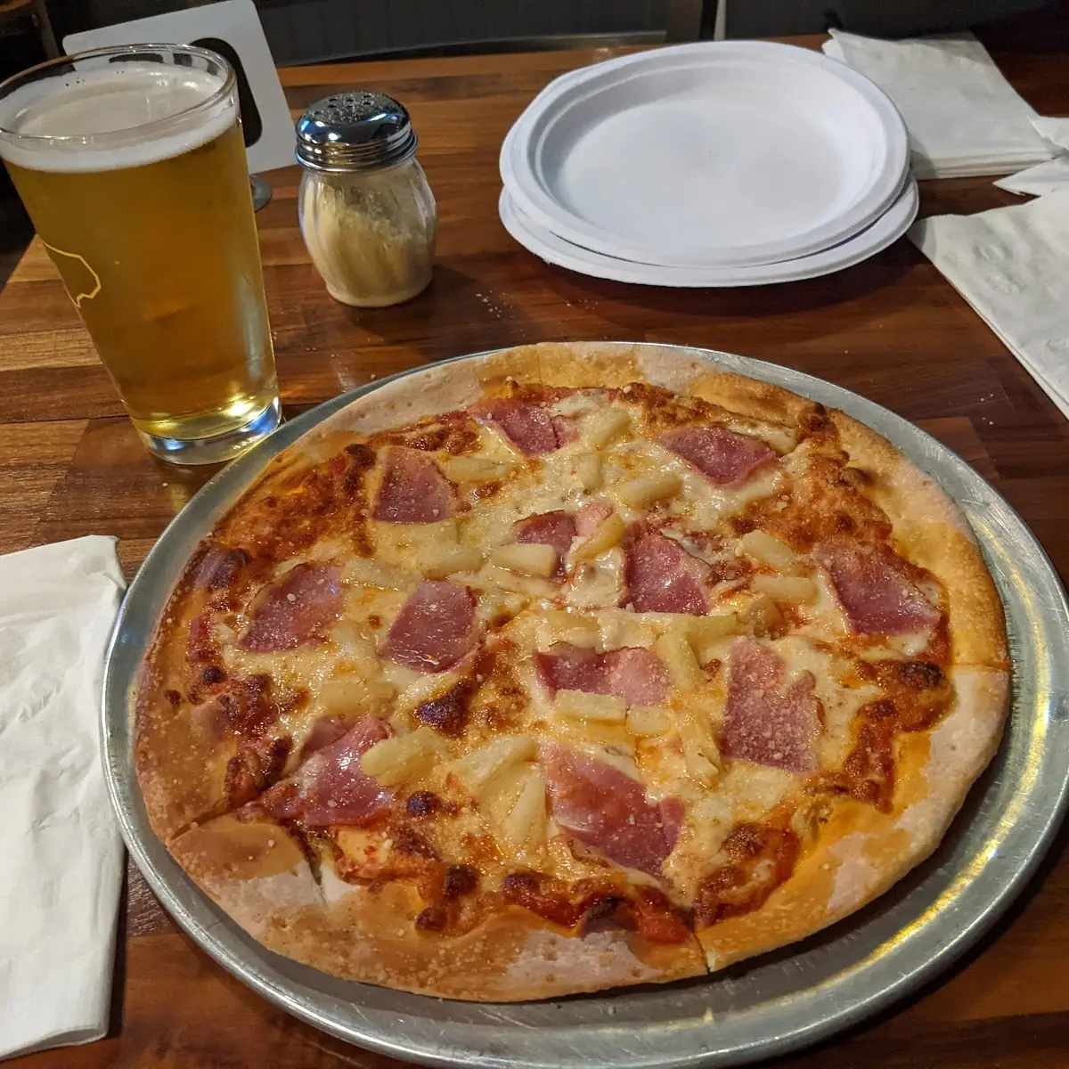Hawaiian Pizza and Champaign Velvet Draft