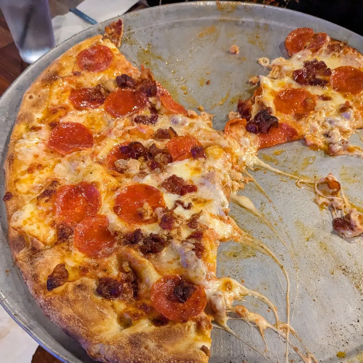 Pepperoni and Sausage Pizza