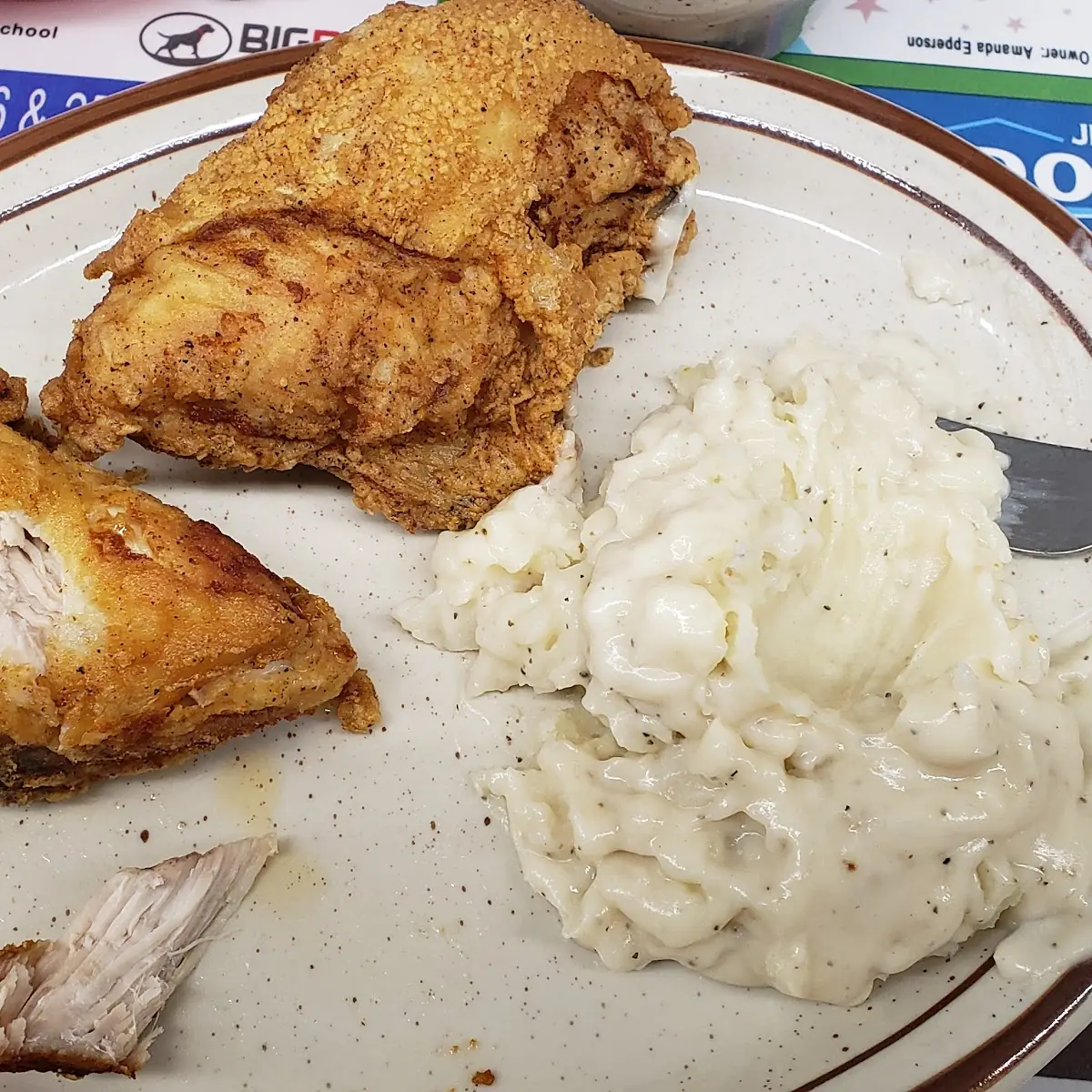 Fried Chicken Mashed Potatoes