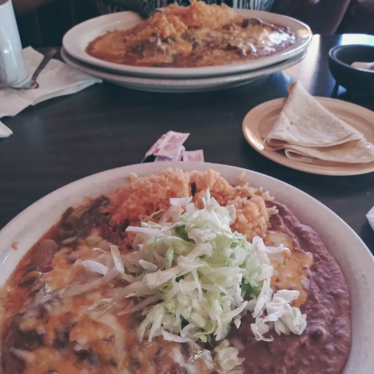 Chile Relleno Stuffed w Chicken Rice N Beans