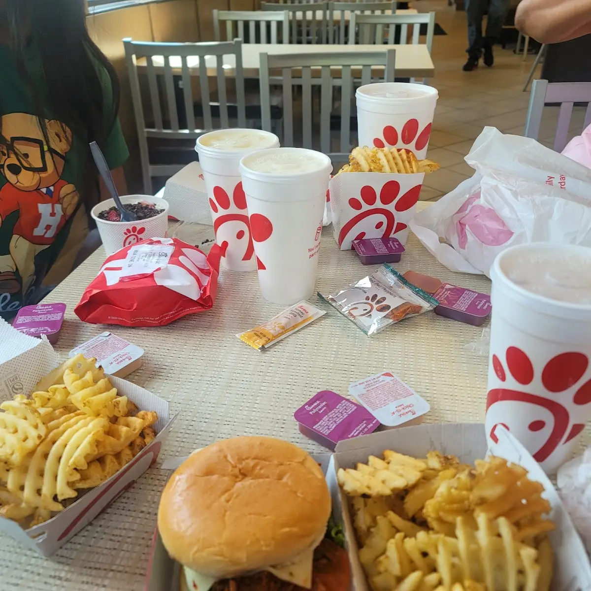 Spicy Chicken Sandwich Combo Waffle Fries
