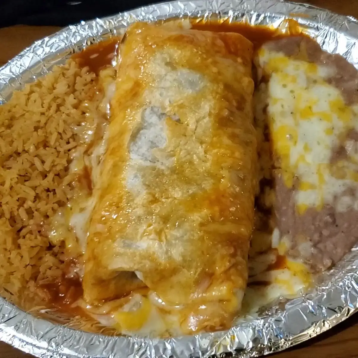 Carne Asada Burrito Plate