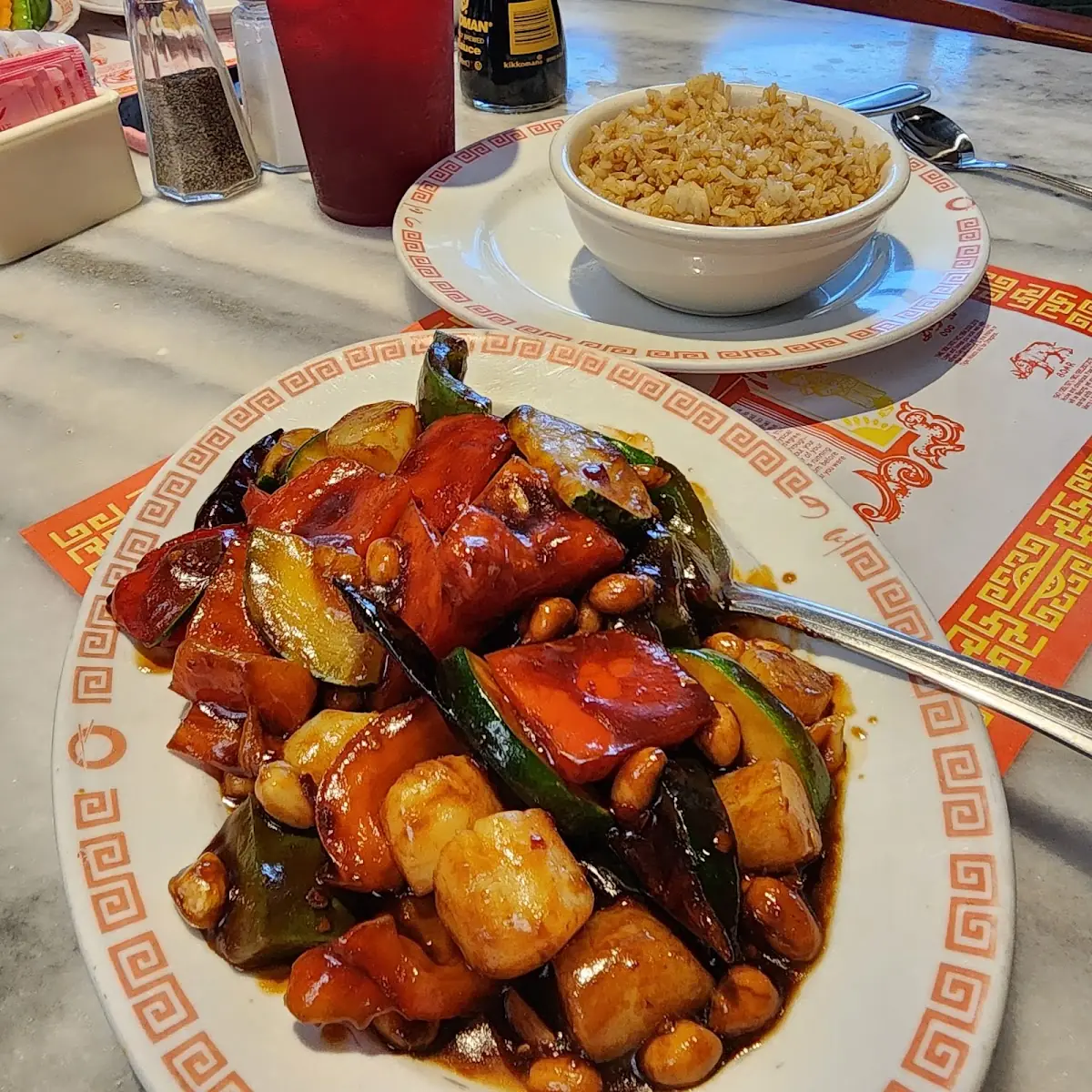 Triple Delights with Garlic Sauce