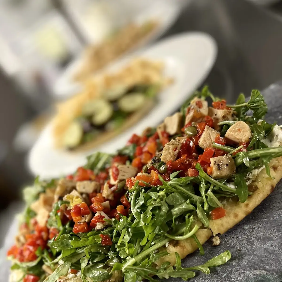 Chicken Pesto Flatbread