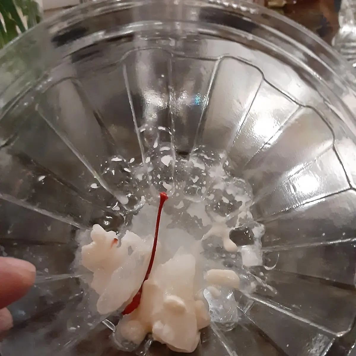 Ice Chunks from Banana Split