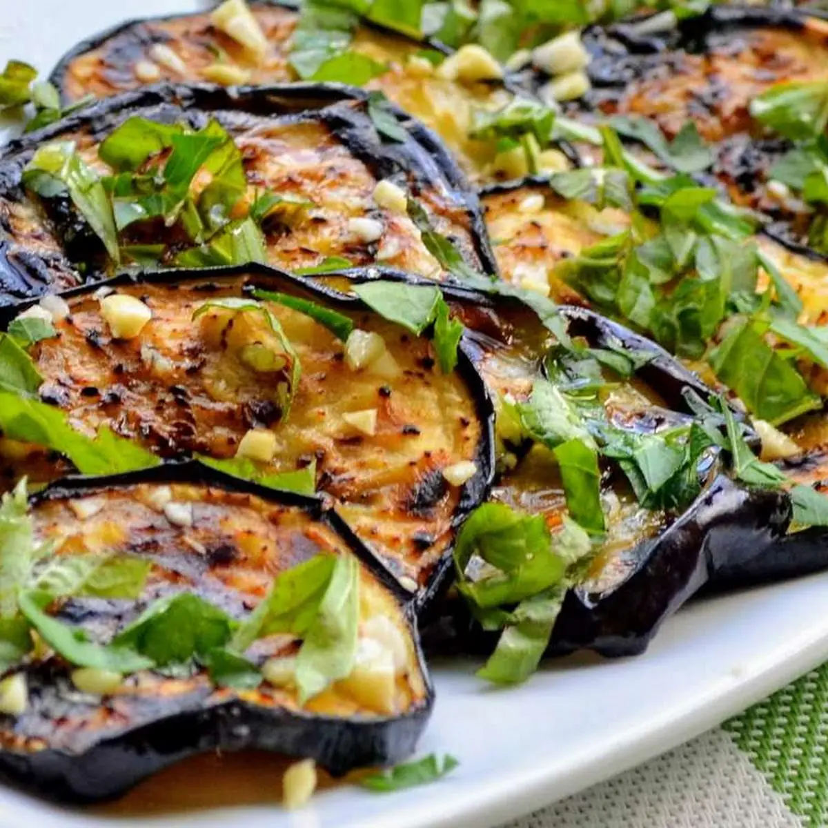 Fried Eggplant Platter