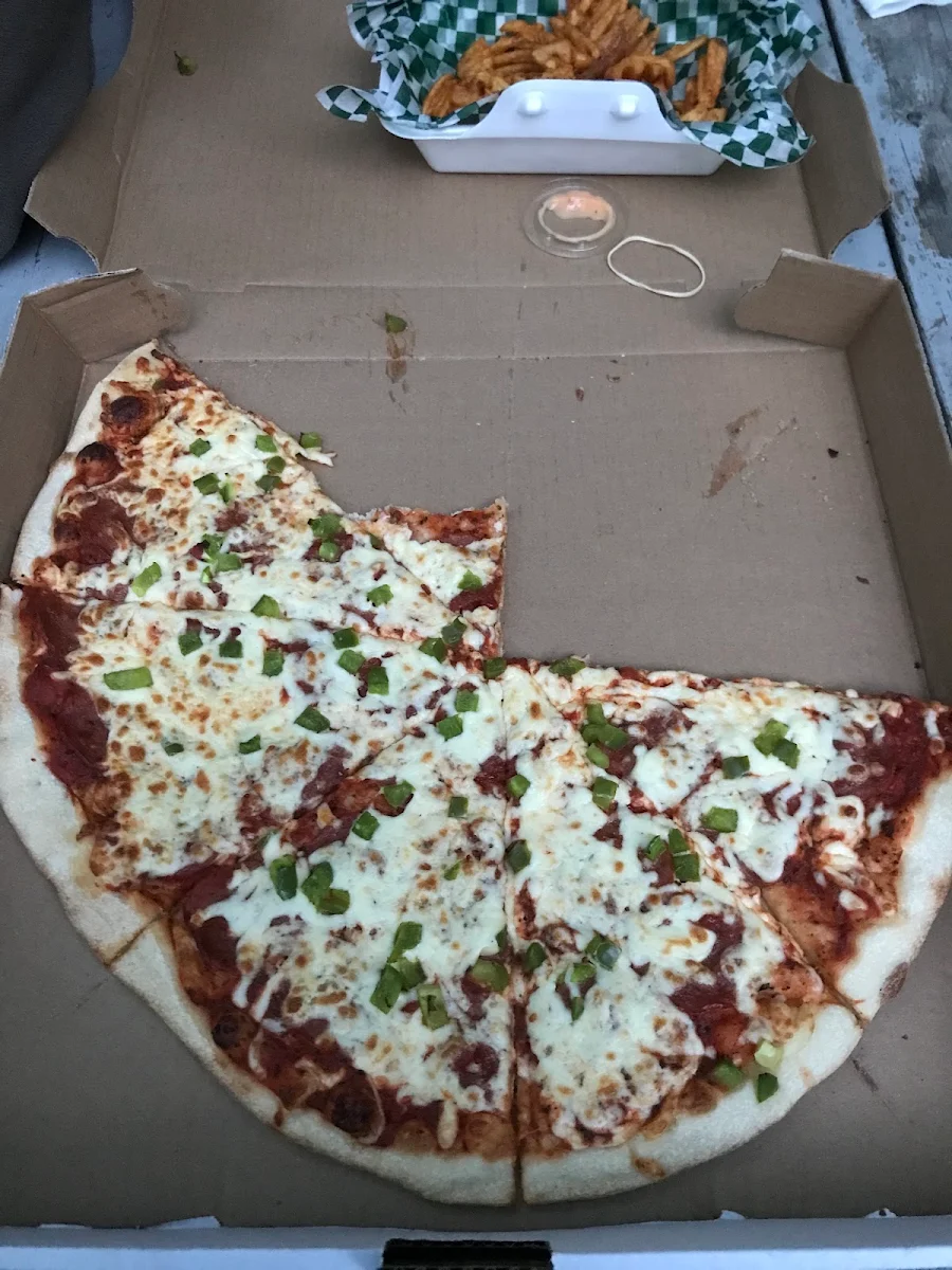 Pepperoni and Green Peppers