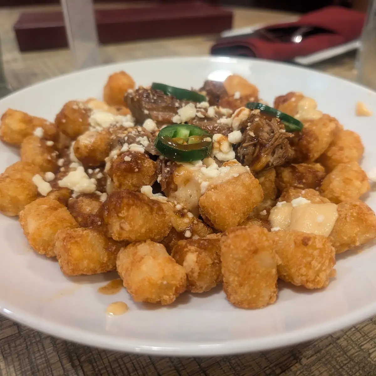 BBQ Pulled Pork Tots