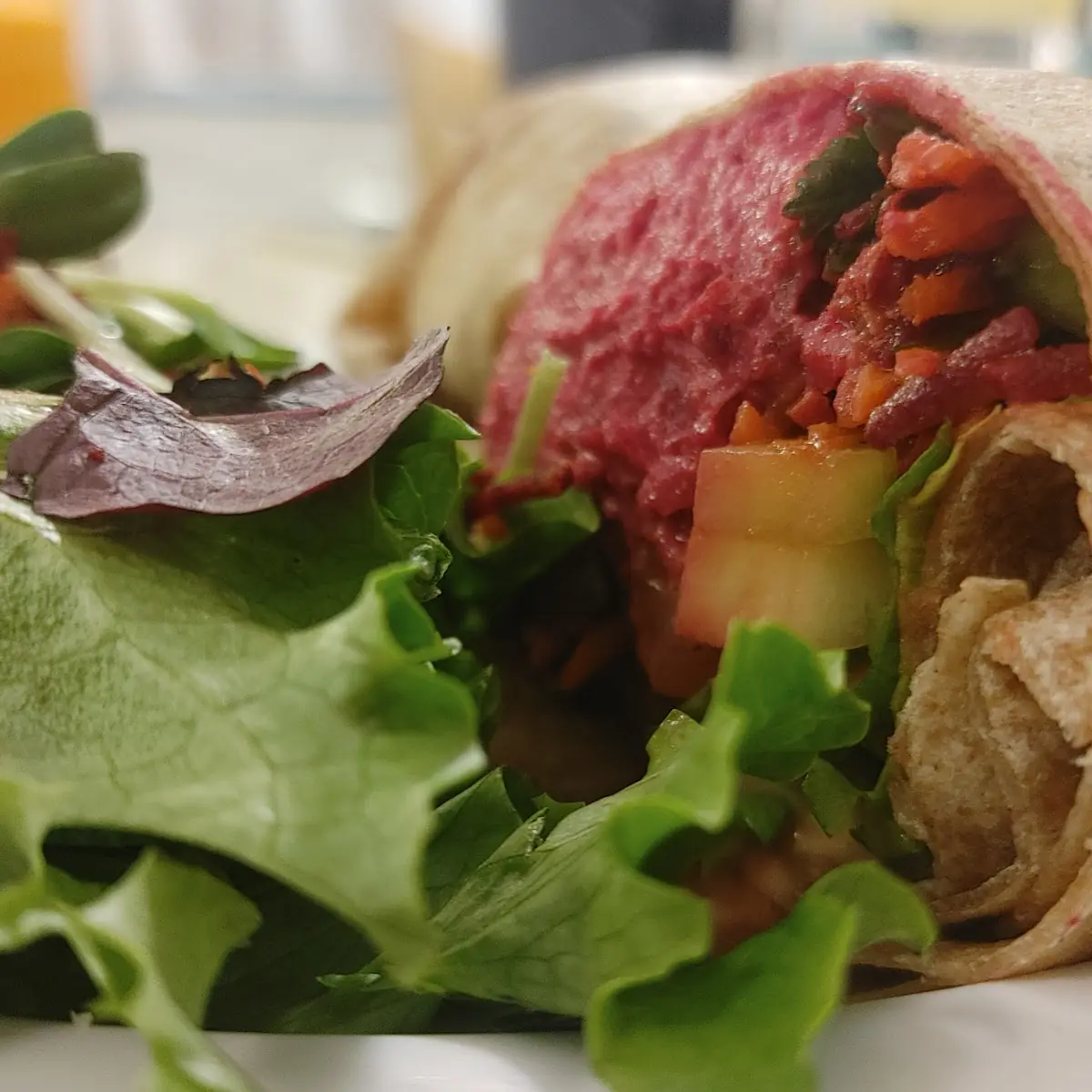Avocado Hummus Wrap
