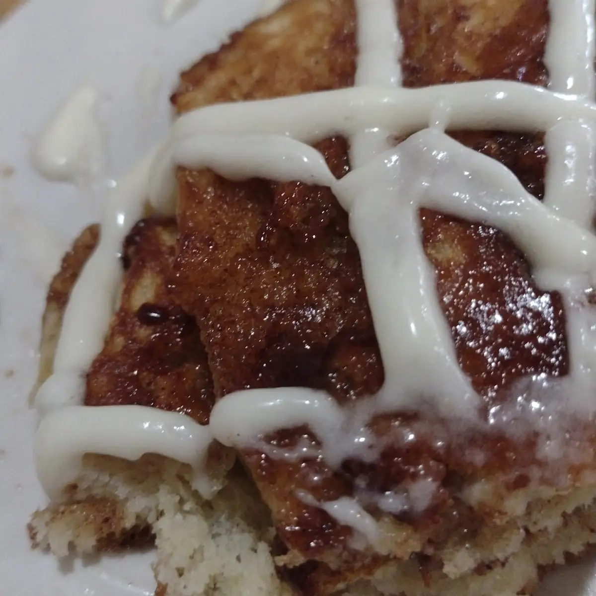 Cinnamon Roll French Toast Pancake