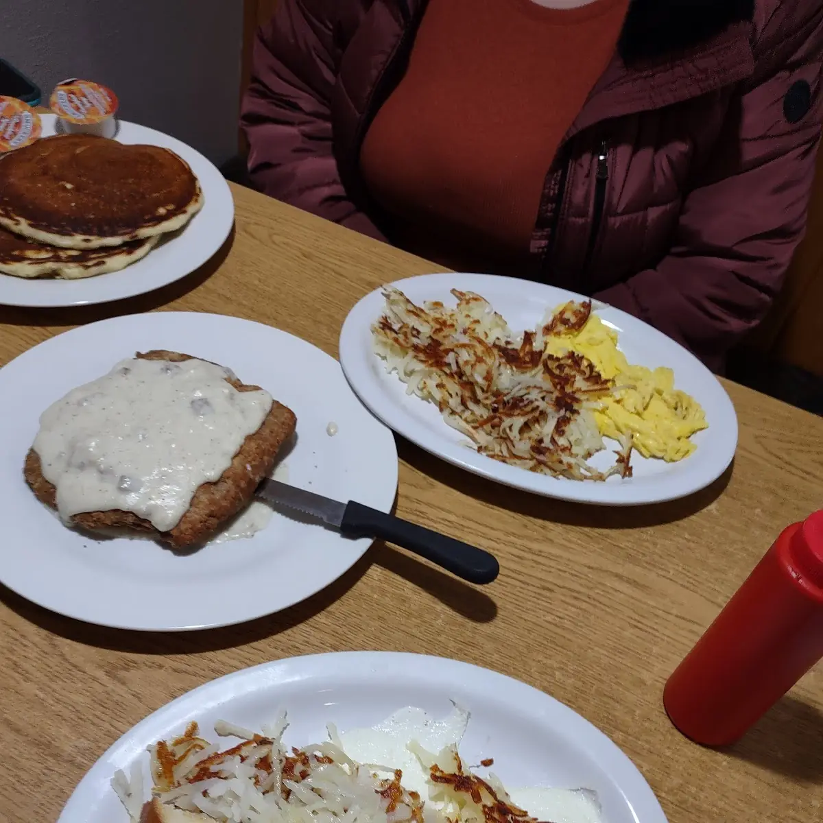 Country Fried Steak and Eggs