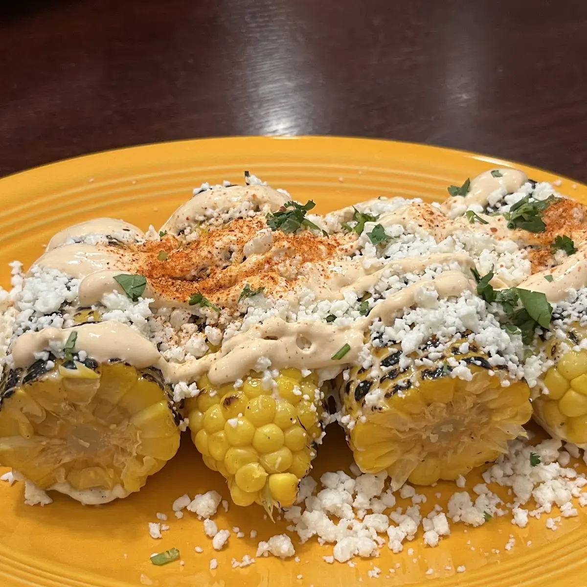 Charred Street Corn