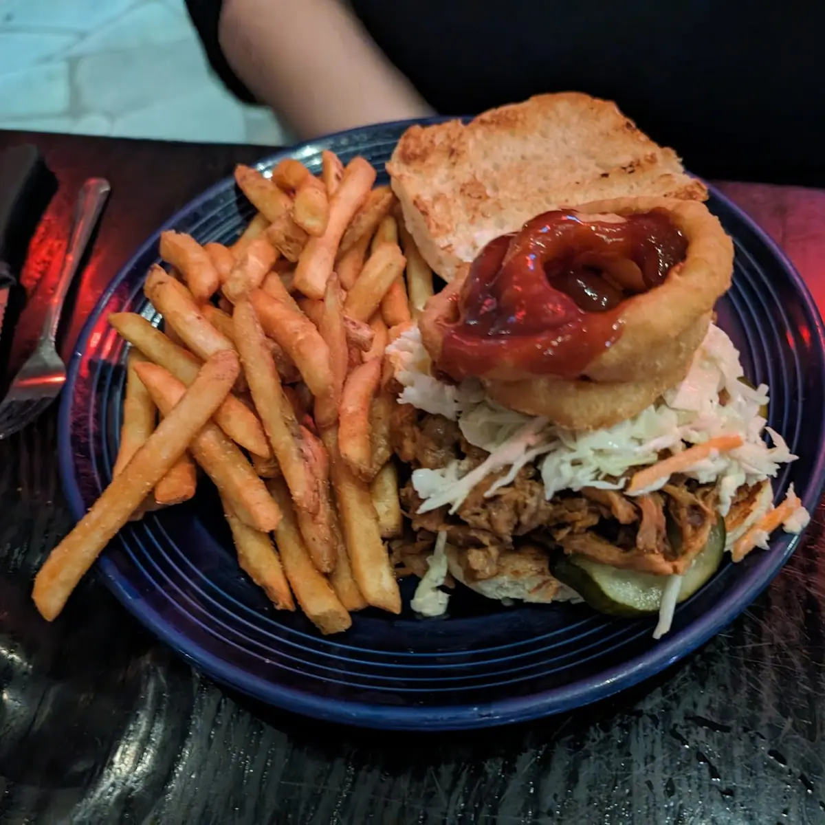 Burger and Fries