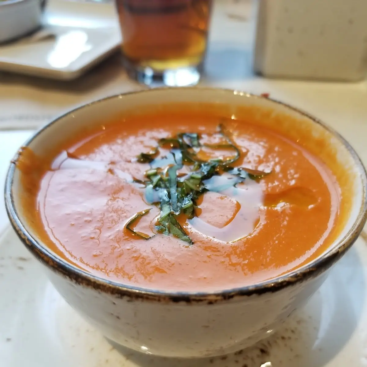 Roma Tomato Basil Soup