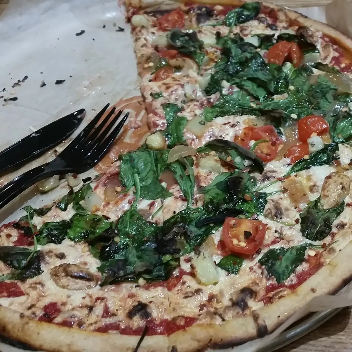 Pizza with Vegan Cheese