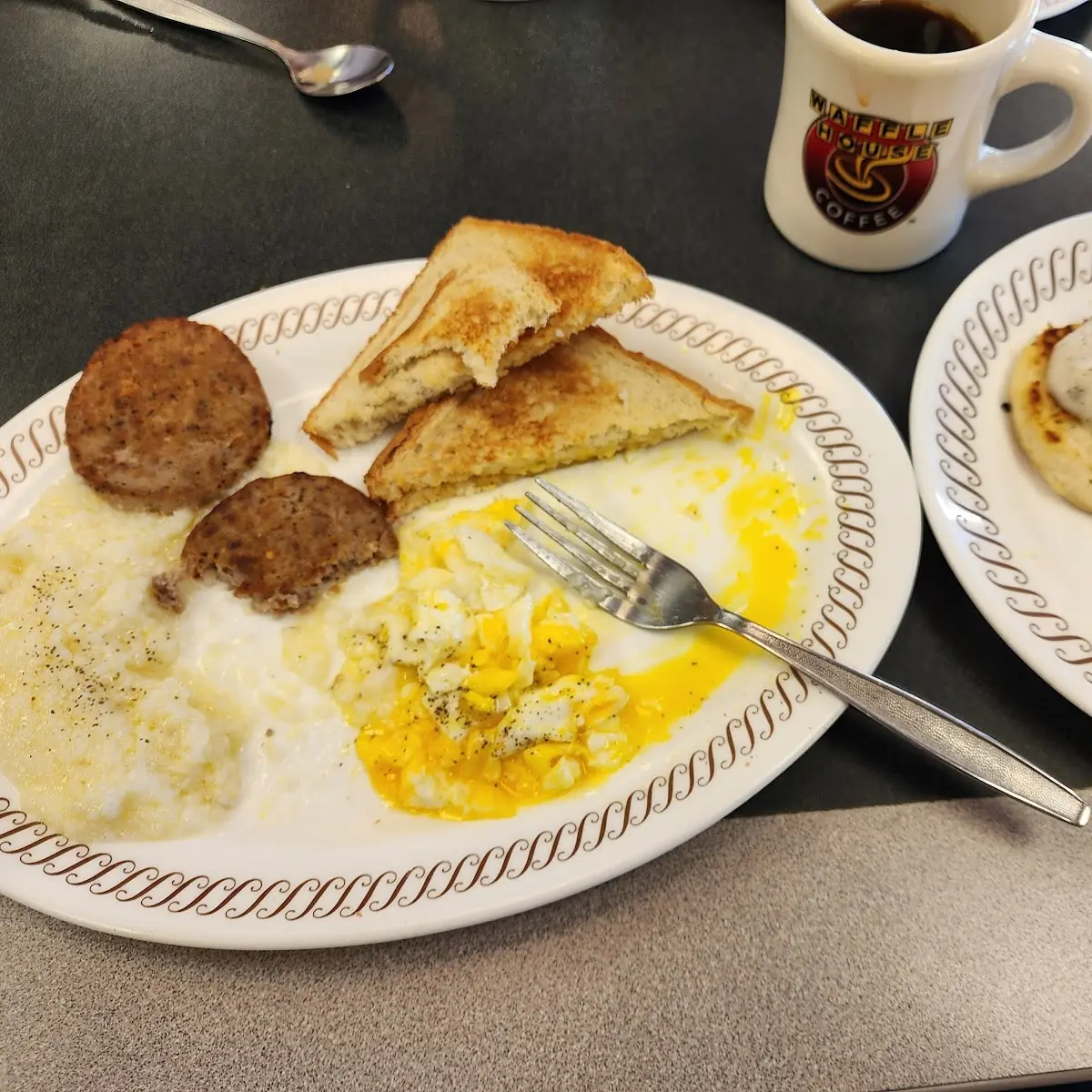 Eggs Biscuits Gravy Grits
