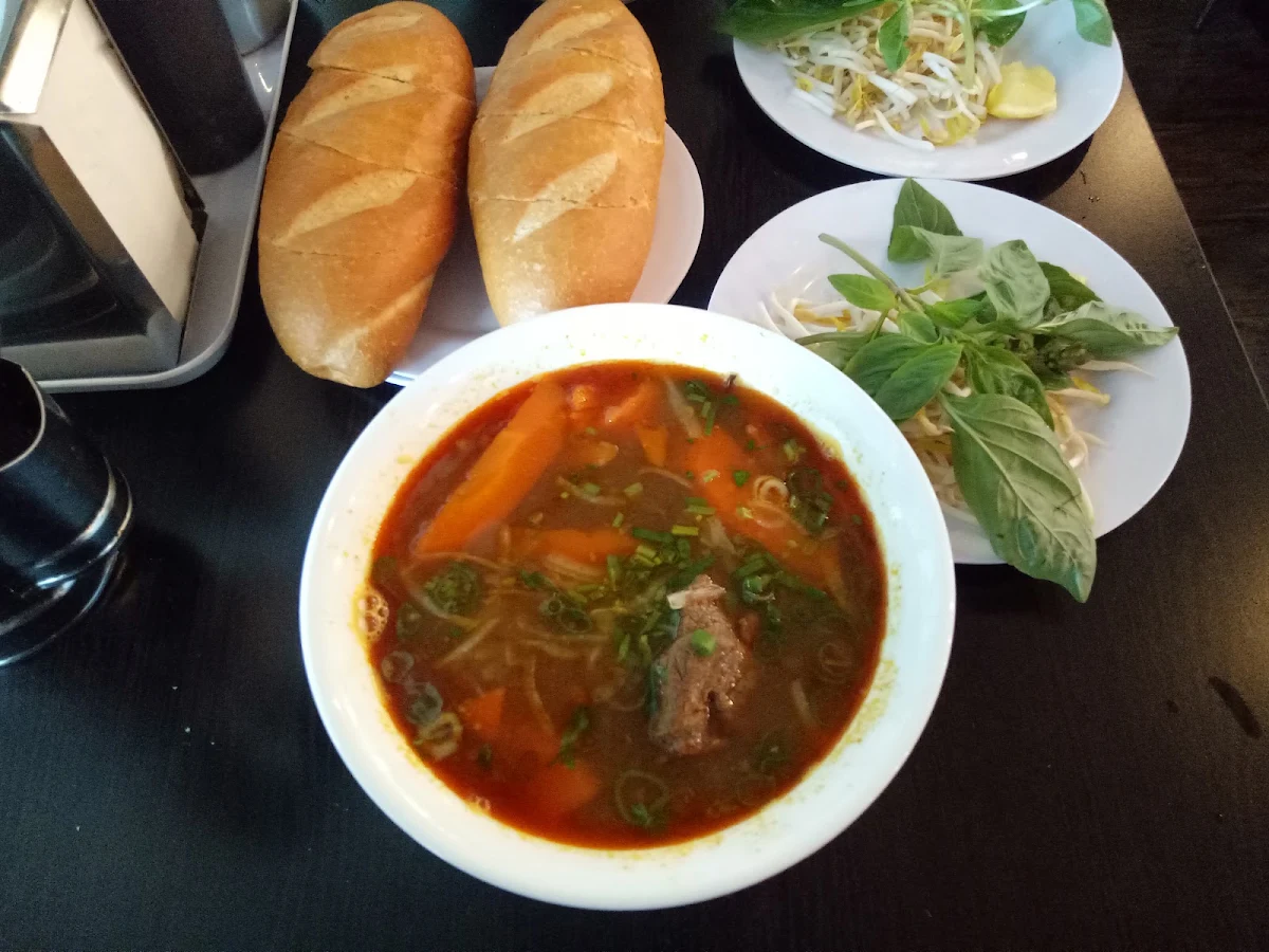 Beef Stew Served with Bread Roll, Nguyen Pho & Banh Mi