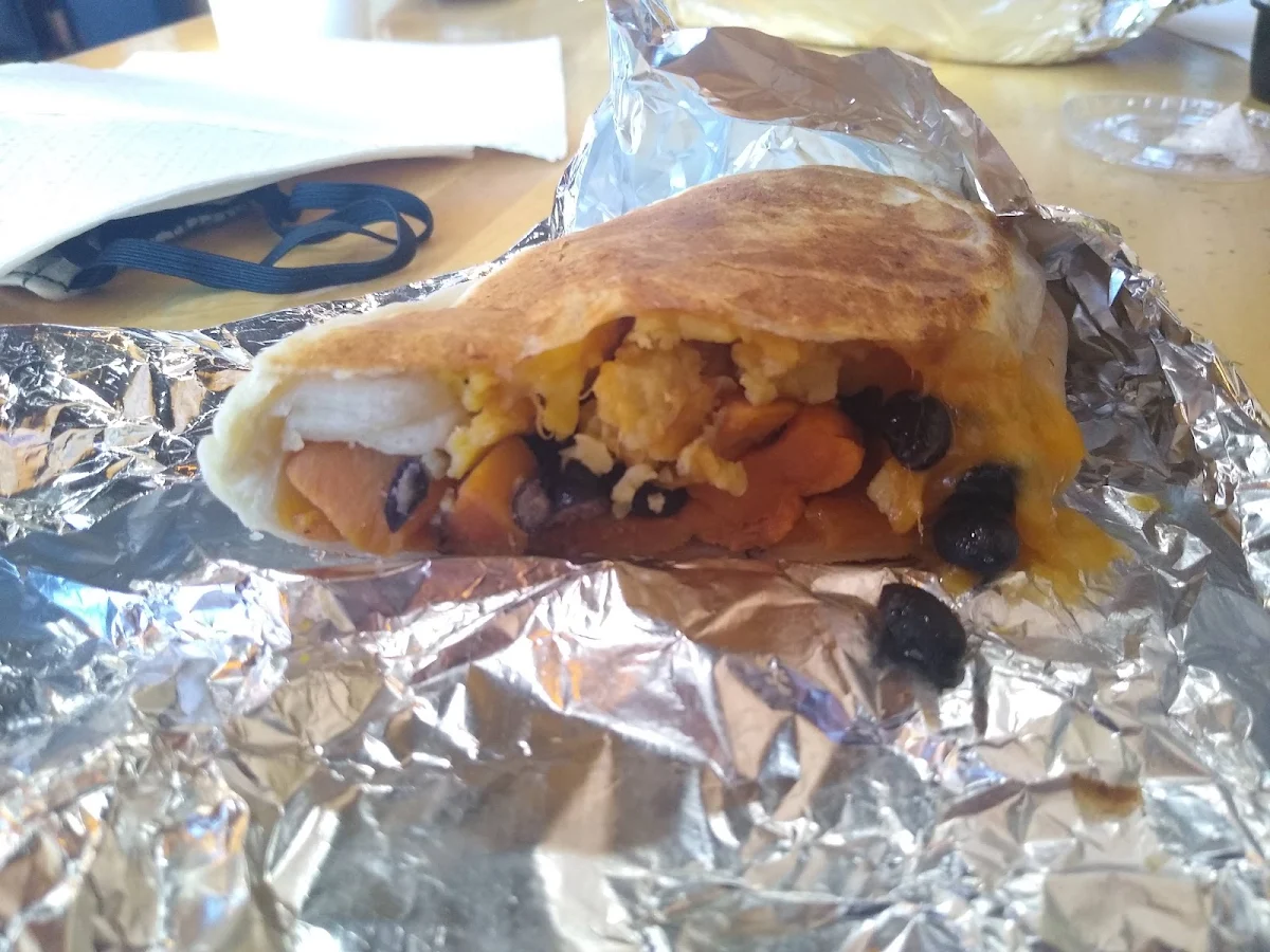 Sweet Potato Breakfast Burrito