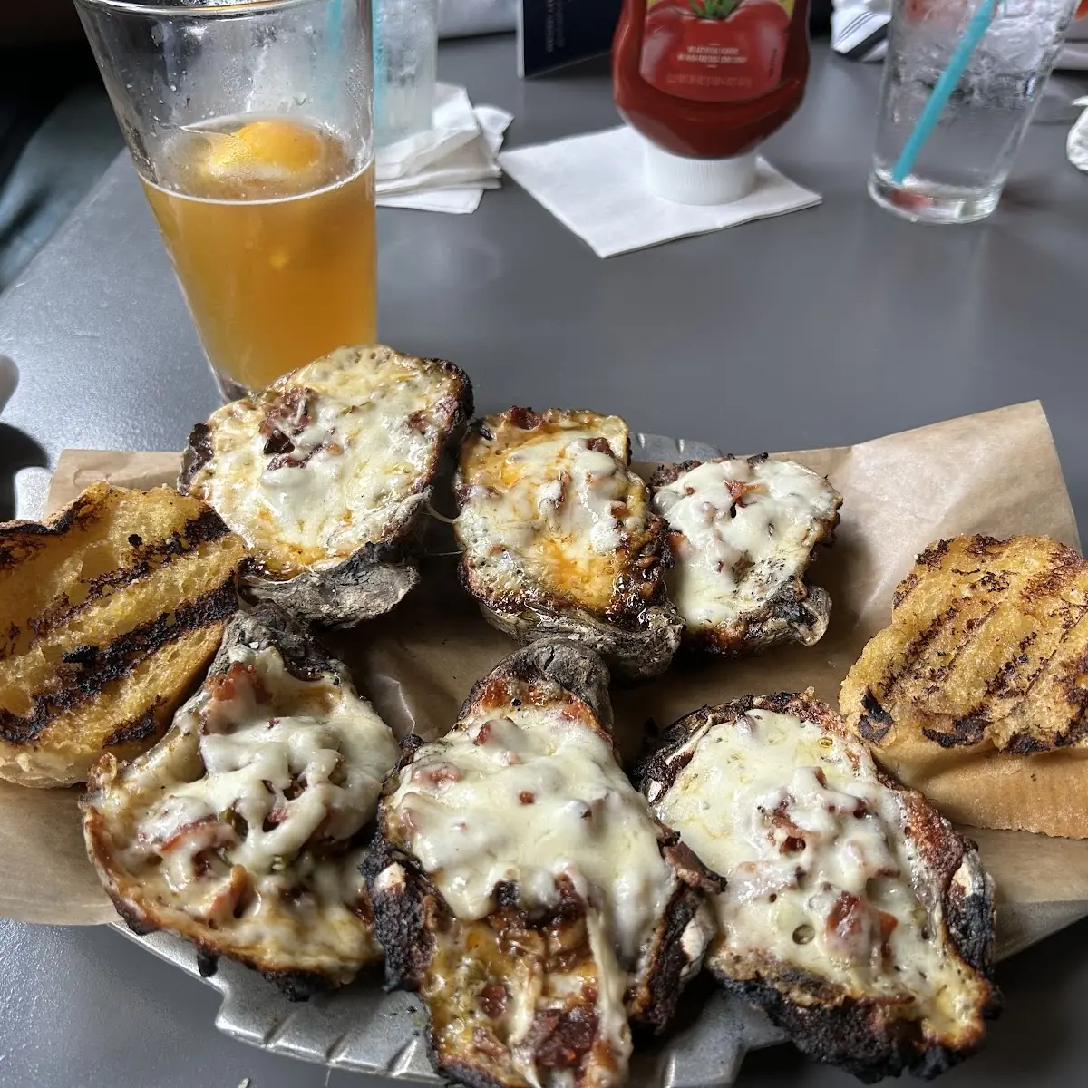Charbroiled Oysters