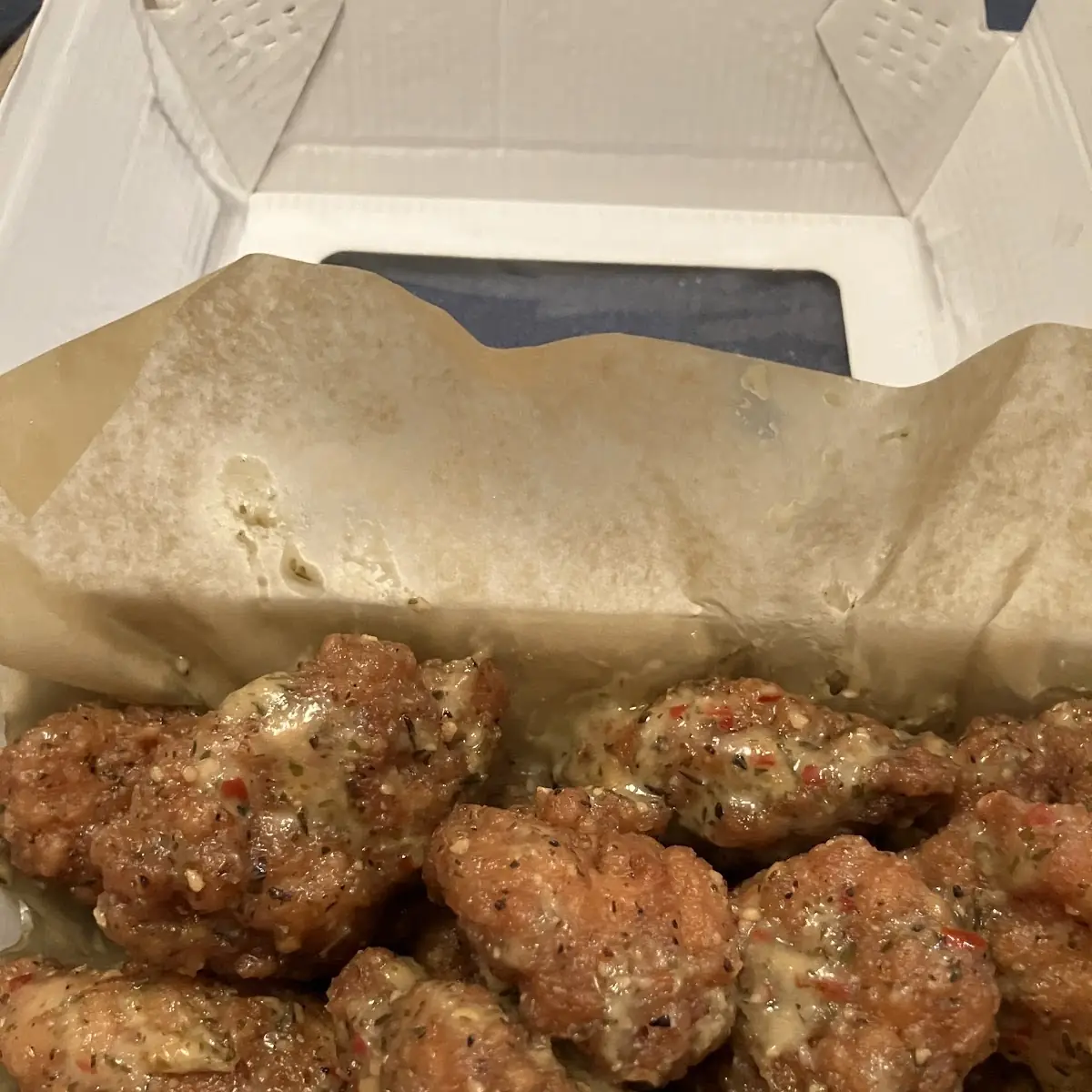 Garlic Parmesan Boneless Wings